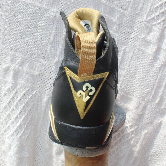 Size 10.5 - Jordan 7 Retro Golden Moments Pack 2012 Black Gold Rare - Picture 7 of 12